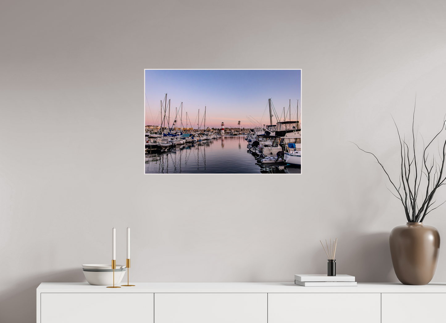 30 x 20″, Solid Wood Artbox The Oceanside Harbor