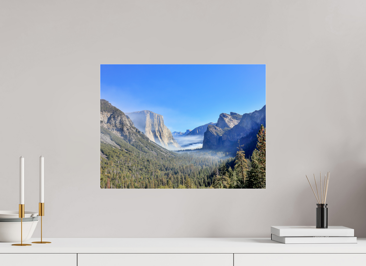 20 x 15″, Photo Print under Acrylic Glass Half Dome View Point in Yosemite National Park