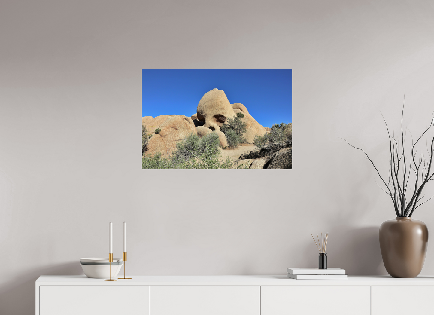 30 x 20″, Fine Art Print on Aluminum Dibond Skull Rock