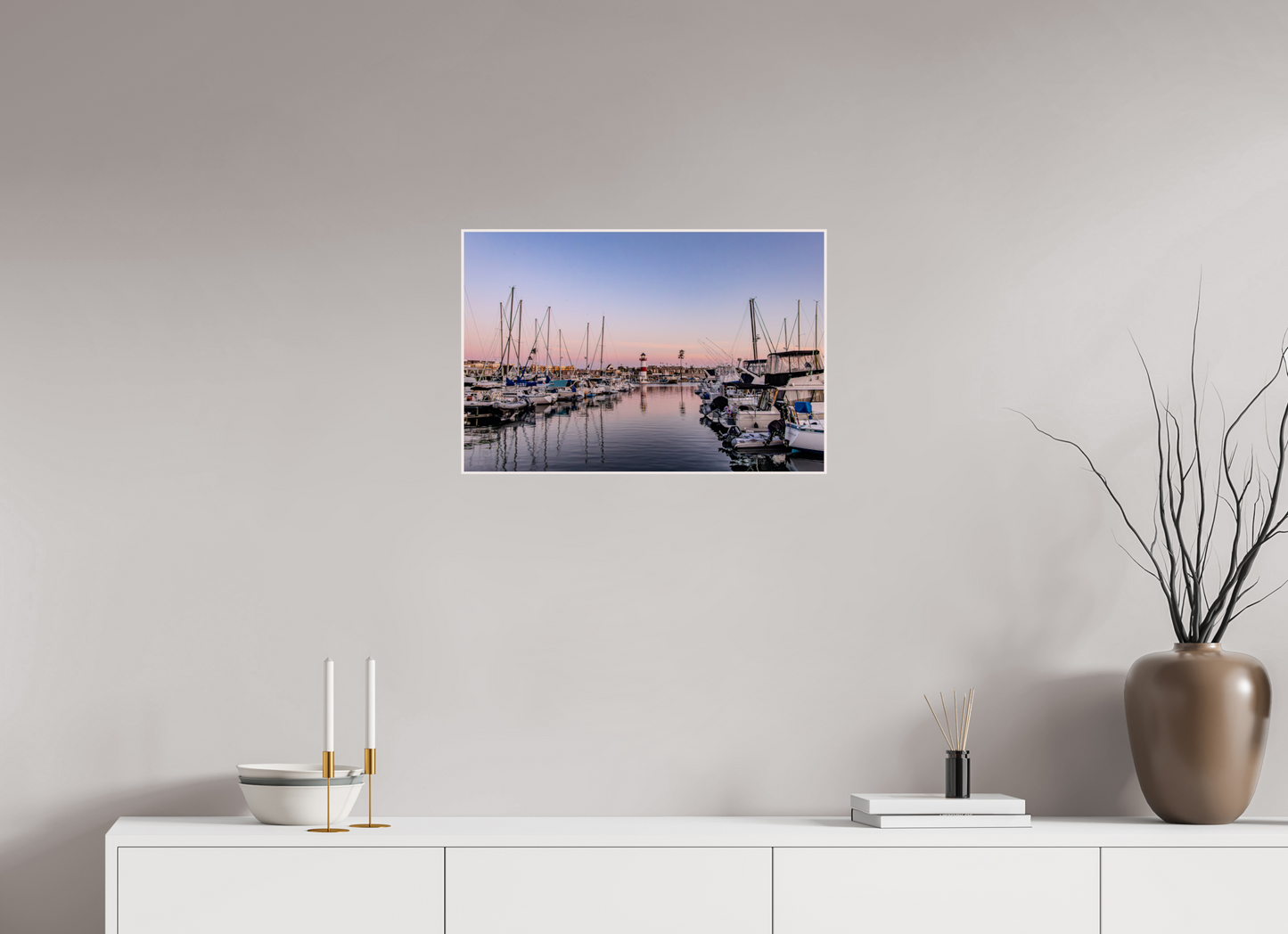 24 x 16″, Solid Wood Artbox The Oceanside Harbor