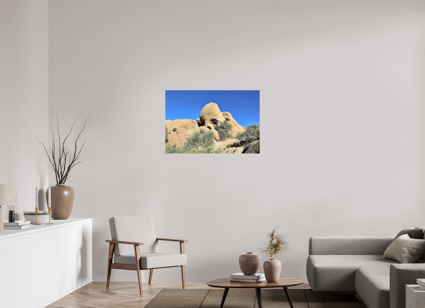 36 x 24″, Glossy Canvas on Stretcher Frame Skull Rock