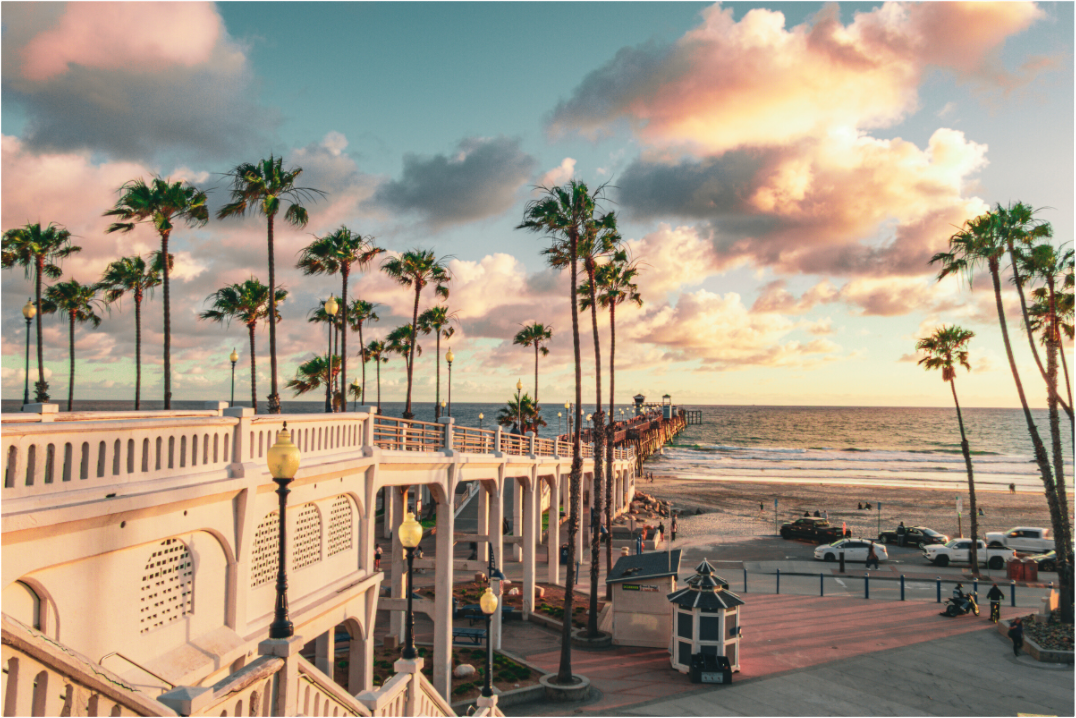 Main image Beautiful Clouds at the Oceanside Pier