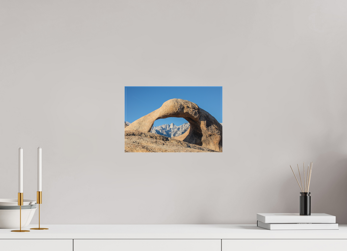 12 x 8″, Matte Canvas on Stretcher Frame Mobius Arch in the Alabama Hills