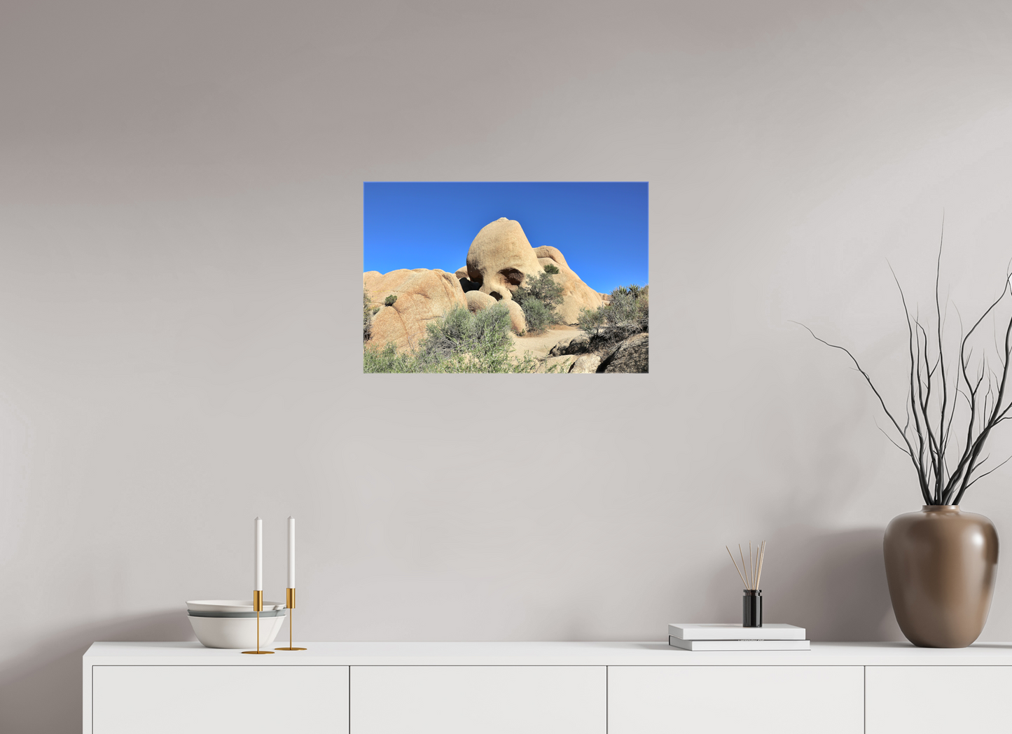 24 x 16″, Glossy Canvas on Stretcher Frame Skull Rock