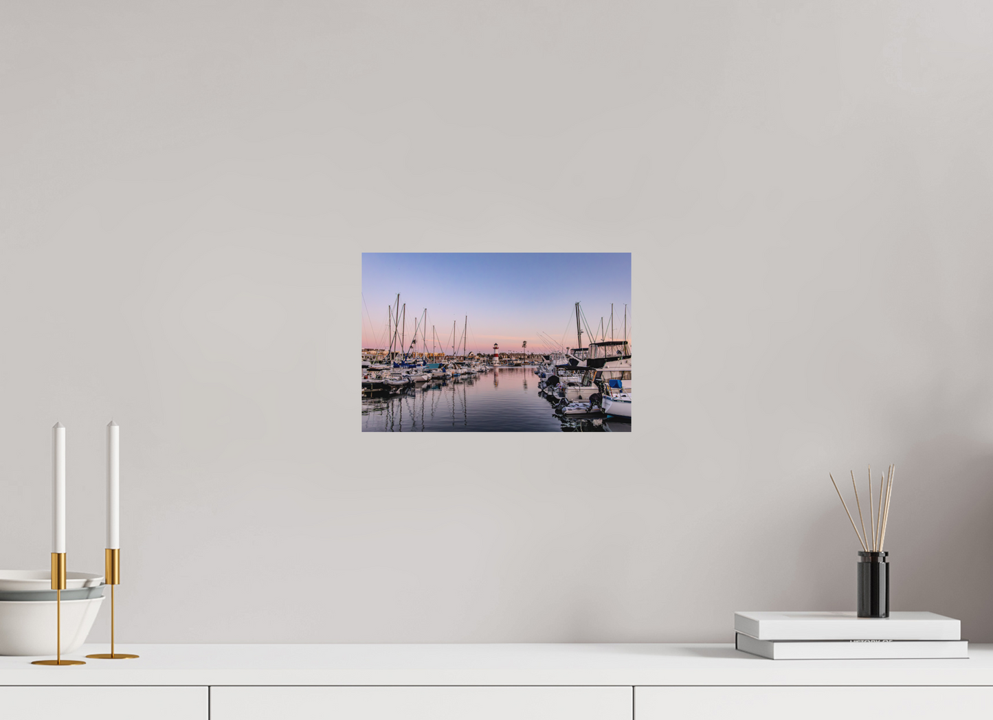 12 x 8″, Direct Print on Aluminum Dibond The Oceanside Harbor