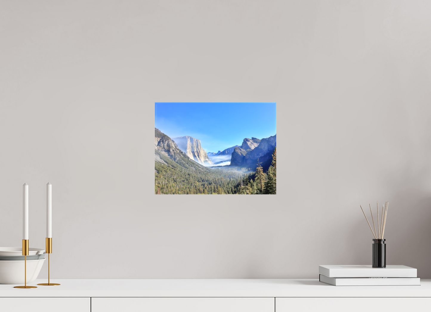 12 x 9″, Matte Canvas on Stretcher Frame Half Dome View Point in Yosemite National Park