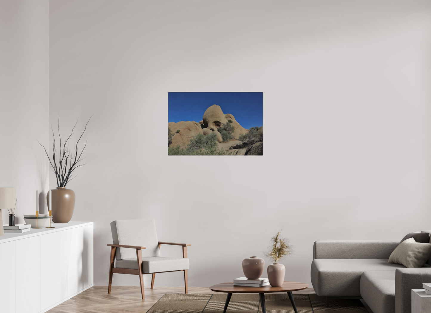 36 x 24″, Direct Print on Brushed Aluminum Skull Rock