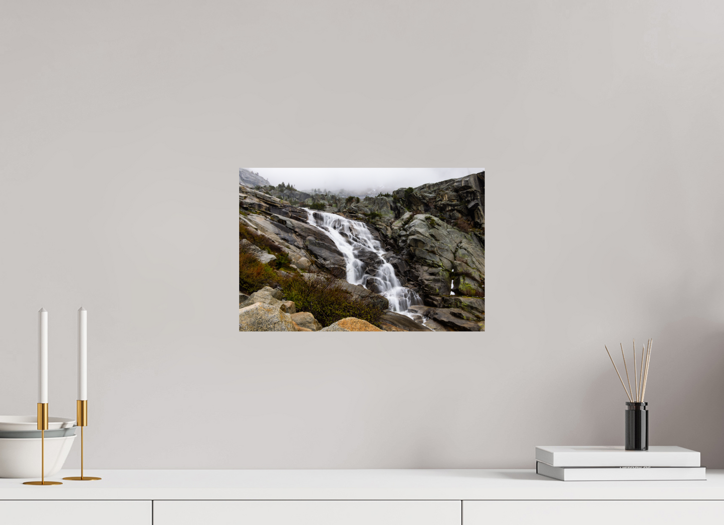15 x 10″, Fine Art Print on Aluminum Dibond Tokopah Falls