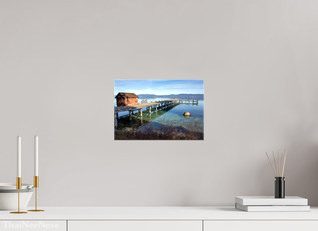 12 x 8″, Glossy Canvas on Stretcher Frame Lake Tahoe on the West Side