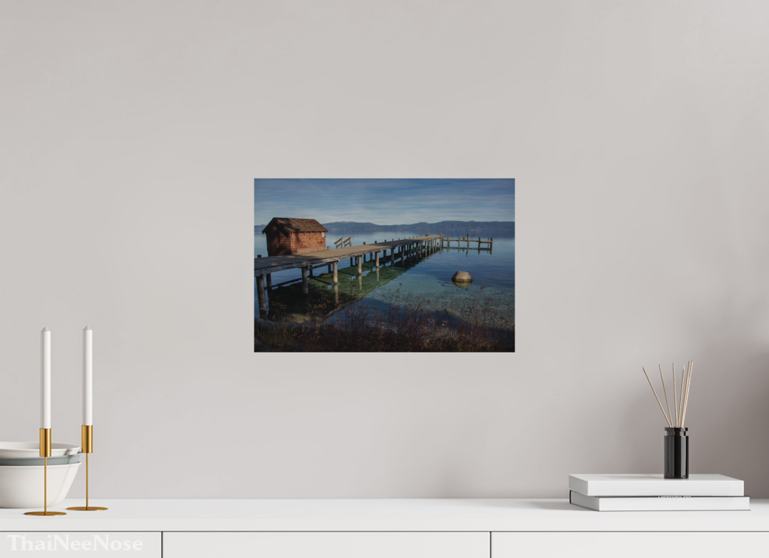 15 x 10″, Direct Print on Brushed Aluminum Lake Tahoe on the West Side