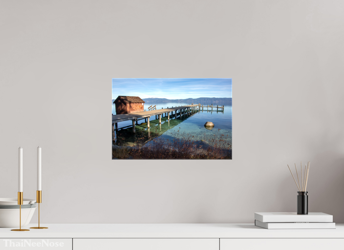15 x 10″, Glossy Canvas on Stretcher Frame Lake Tahoe on the West Side