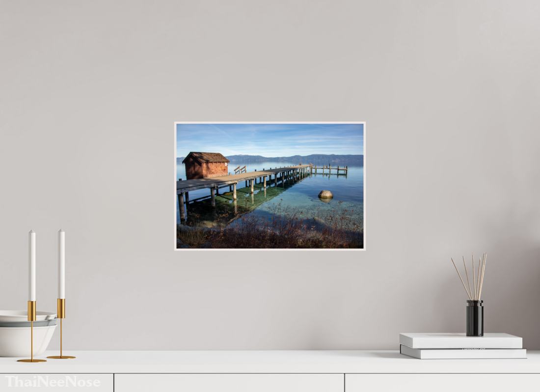 15 x 10″, Solid Wood Artbox Lake Tahoe on the West Side