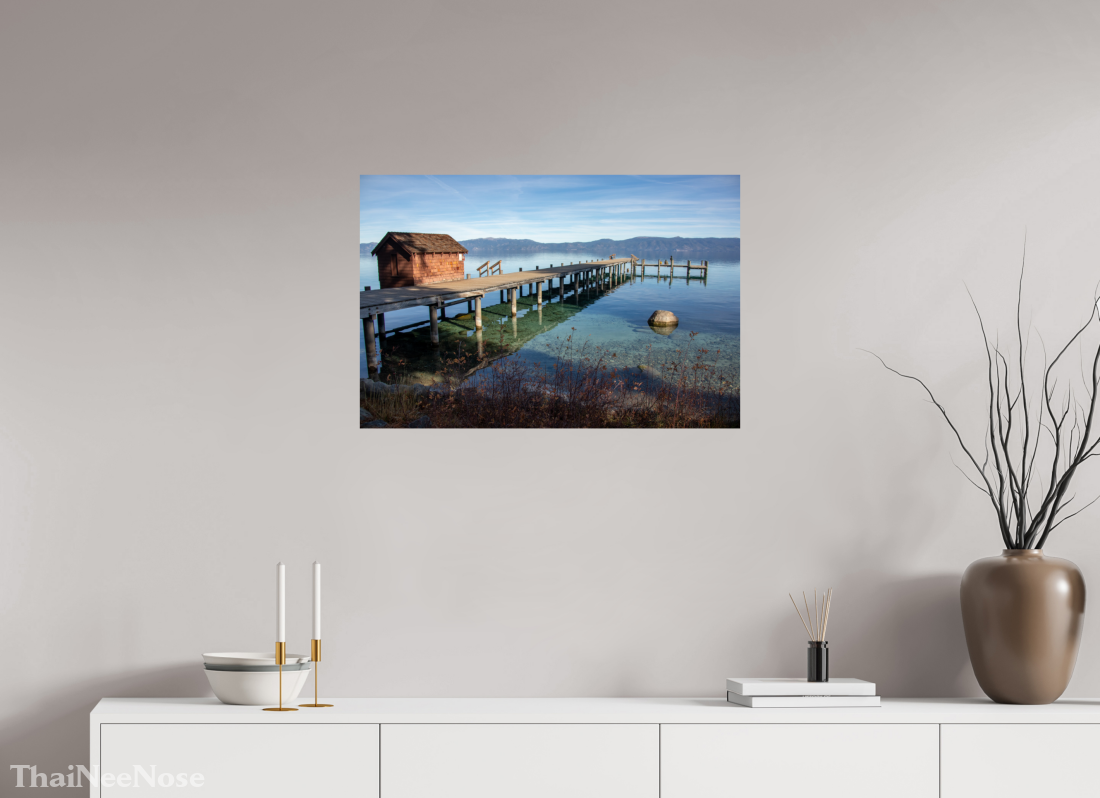 30 x 20″, Fine Art Print on Aluminum Dibond Lake Tahoe on the West Side