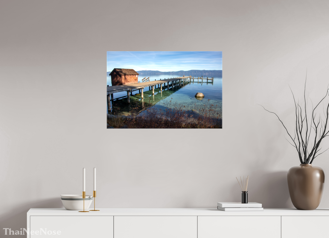30 x 20″, Glossy Canvas on Stretcher Frame Lake Tahoe on the West Side