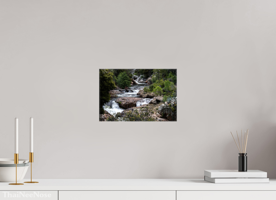 12 x 8″, Glossy Canvas on Stretcher Frame Three Rivers Gateway to Sequoia National Park