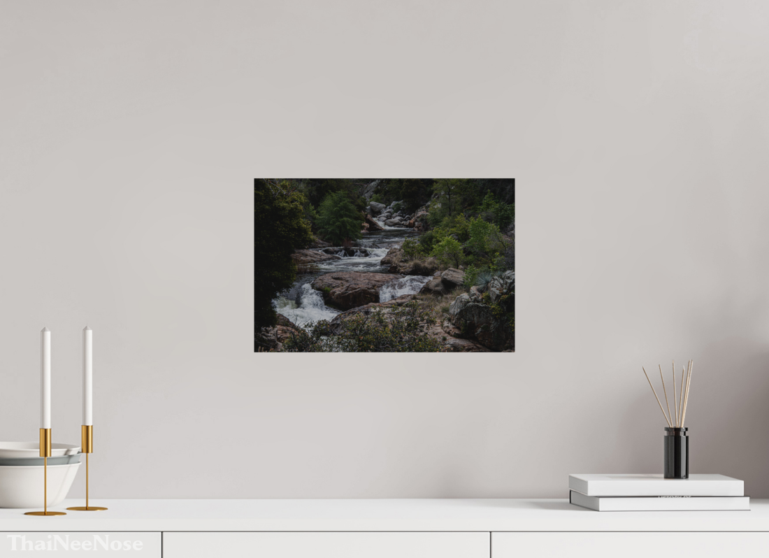15 x 10″, Direct Print on Brushed Aluminum Three Rivers Gateway to Sequoia National Park