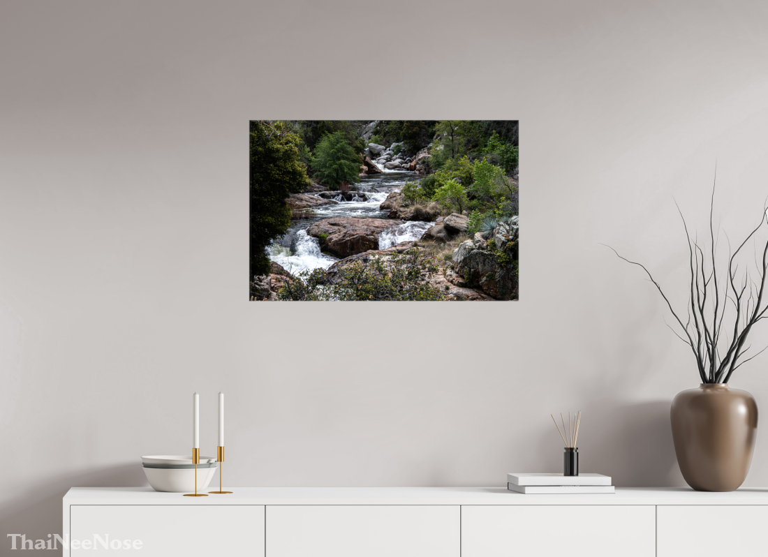 30 x 20″, Glossy Canvas on Stretcher Frame Three Rivers Gateway to Sequoia National Park