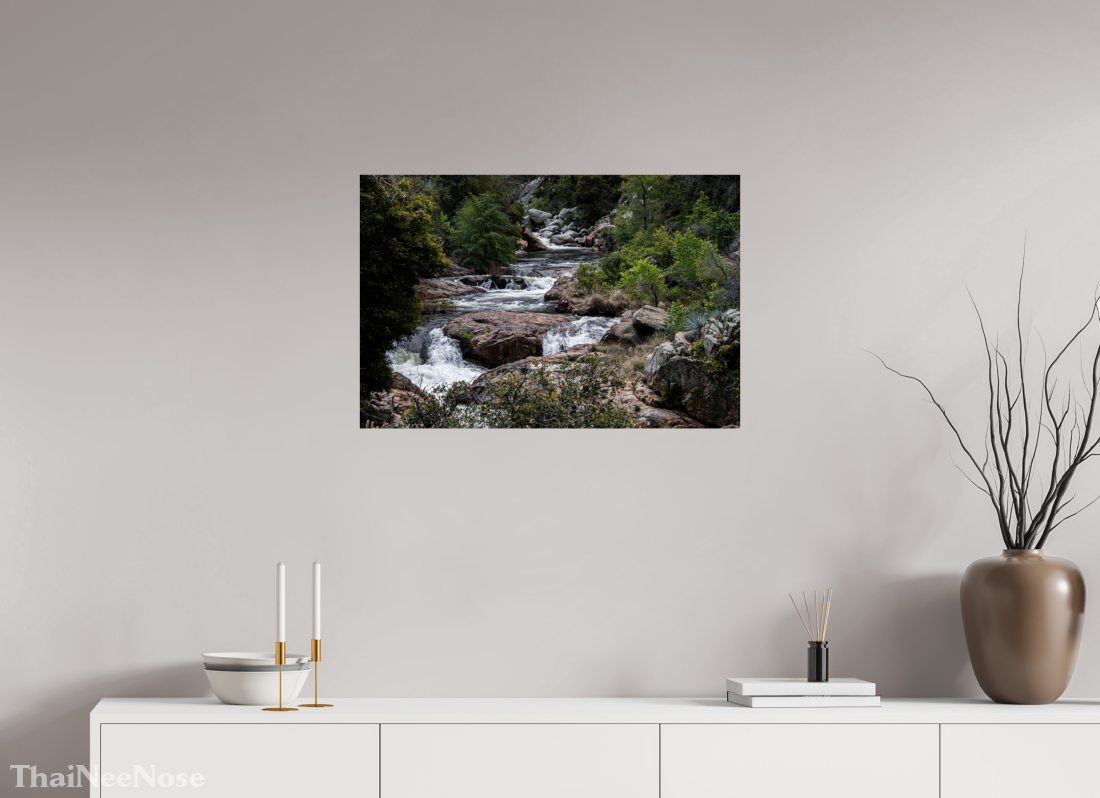 30 x 20″, Metal on Aluminum Backing Three Rivers Gateway to Sequoia National Park